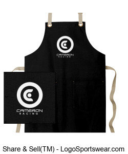 Port Authority Canvas Full-Length Two-Pocket Apron Design Zoom