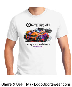 Racing 2 End Alzheimer's Tee Design Zoom