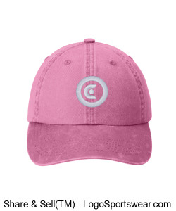 Port Authority Ladies Garment Washed Cap Design Zoom